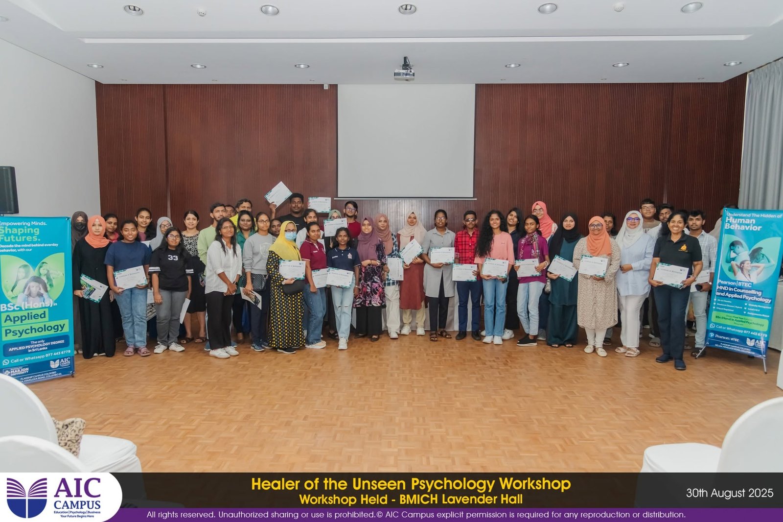 Healer of the Unseen Psychology Workshop Workshop Held – BMICH Lavender Hall