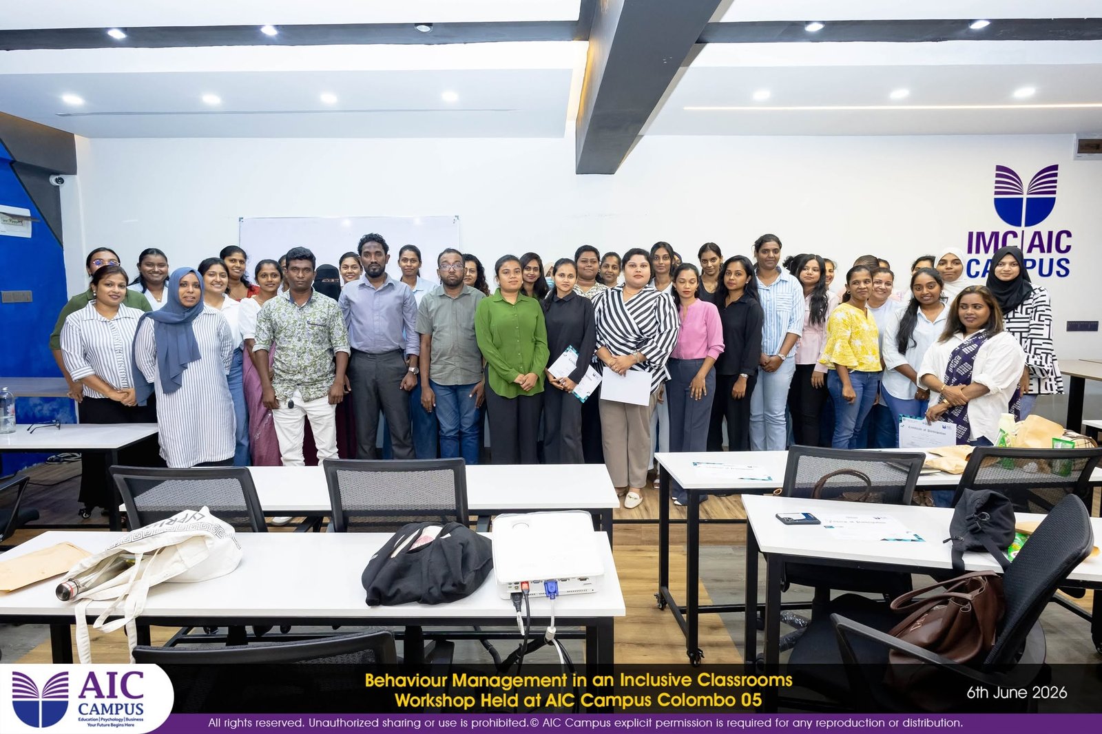 Behaviour Management in an Inclusive Classrooms Workshop Held at AIC Campus Colombo