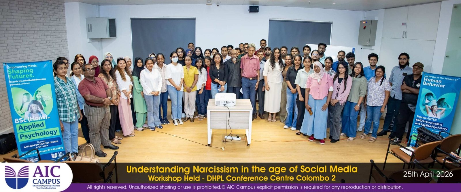 Understanding Narcissism in the Age of Social Media Workshop Held – DHPL Conference Centre Colombo 2