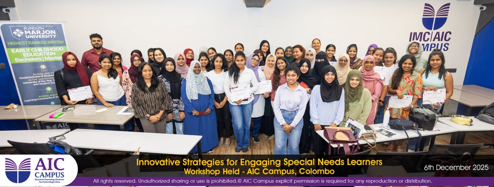 Innovative Strategies for Engaging Special Needs Learners Workshop Held – AIC Campus, Colombo